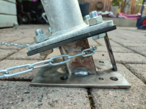Ausgleichsfuß für mobile Hebevorrichtung - Art.Nr. 118KV_E1