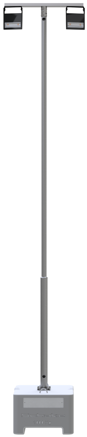 Lampenmast SET aus Stahl - Art.Nr. 353160-SET2 – Bild 2