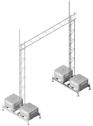 Aufstellvorrichtung Brücke Stahl-Gitterträger 5200 mm - Art.Nr. 35350-SETB5 – Bild 2