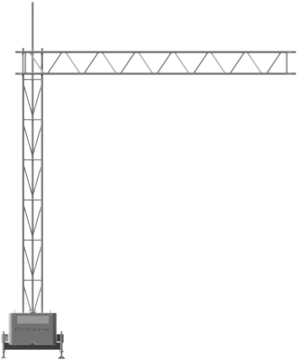 Aufstellvorrichtung mit Kranarm Stahl-Gitterträger 3200 mm - Art.Nr. 35350-SETF3 – Bild 3