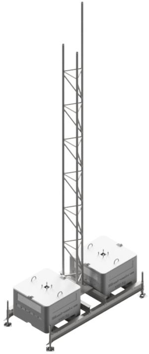 Aufstellvorrichtung mit Gittermast - Art.Nr. 35350-SETM – Bild 2