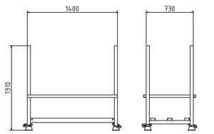 Lager- und Transportpalette für 108 Flachbaken - Art.Nr. 36050-5 – Bild 2