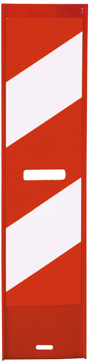 Flachbake Folie Typ RA2/B doppelseitig rechts- / linksweisend rot / weiß - Art.Nr. 36050/2