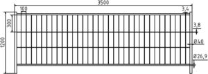 Mobilzaun „Standard” - Art.Nr. 3B1235 – Bild 4
