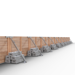 Holzbauzauntor mit robuster Stahlkonstruktion - Art.Nr. 3B161T – Bild 5