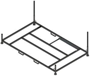 Bauzauntraverse für 30 oder 60 Mobilzäune - Art.Nr. 3B209FK