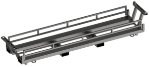 Twintraverse für 15 Mobilzäune und 15 Fußplatten - Art.Nr. 3B212T-15