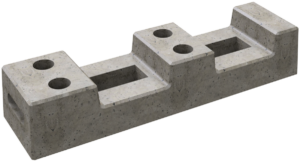 Bauzaunfuß aus Beton - Art.Nr. 3F101