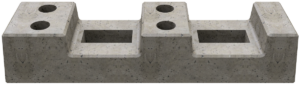 Bauzaunfuß aus Beton - Art.Nr. 3F101 – Bild 2