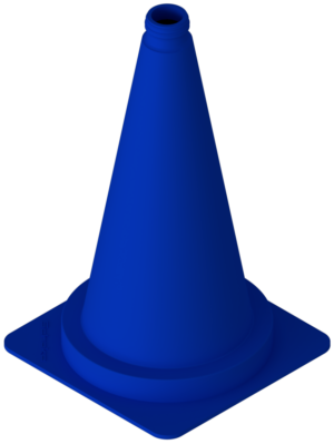 Leitkegel blau - Art.Nr. 3L500B-0 – Bild 2