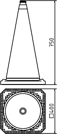 Leitkegel zweiteilig nach TL - Art.Nr. 3L730TL – Bild 2