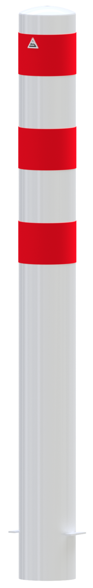 Absperrpoller Stahlrohr Ø 152 x 3,2 mm ortsfest zum Einbetonieren - Art.Nr. 40151B