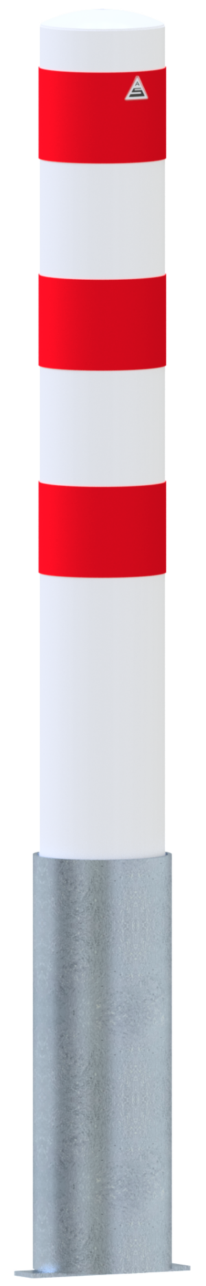 Absperrpoller Stahlrohr Ø 152 x 3,2 mm herausnehmbar ohne Verschluss - Art.Nr. 40151HB – Bild 3