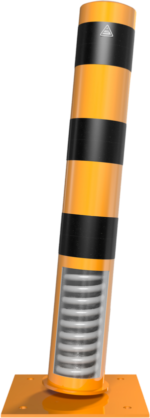 Absperrpoller Stahlrohr Ø 152 x 3,2 mm ortsfest zur Dübelbefestigung - Art.Nr. 401530NBG – Bild 2