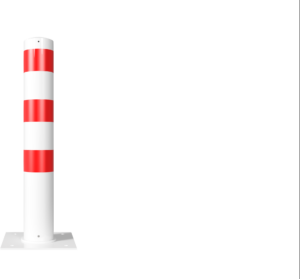 Absperrpoller Stahlrohr Ø 152 x 3,2 mm ortsfest zur Dübelbefestigung - Art.Nr. 401530NB – Bild 2