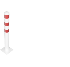 Absperrpoller Stahlrohr Ø 152 x 3,2 mm ortsfest zur Dübelbefestigung - Art.Nr. 401535NB