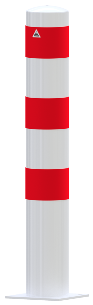 Absperrpoller Stahlrohr Ø 152 x 3,2 mm ortsfest für Dübelbefestigung - Art.Nr. 40153B