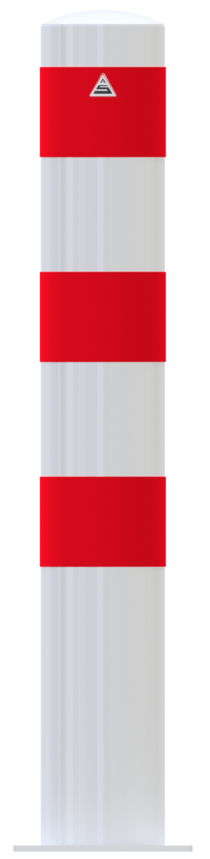 Absperrpoller Stahlrohr Ø 152 x 3,2 mm ortsfest für Dübelbefestigung - Art.Nr. 40153B – Bild 2