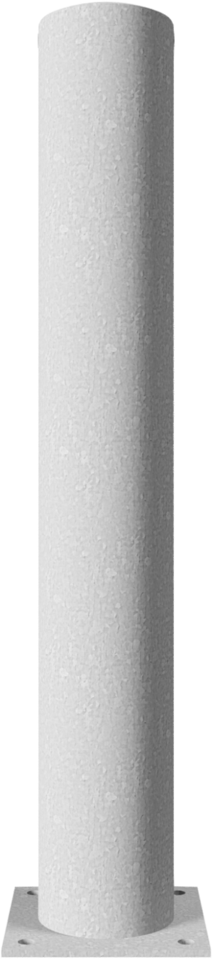 Absperrpoller Stahlrohr Ø 152 x 3,2 mm ortsfest für Dübelbefestigung - Art.Nr. 40153L – Bild 2
