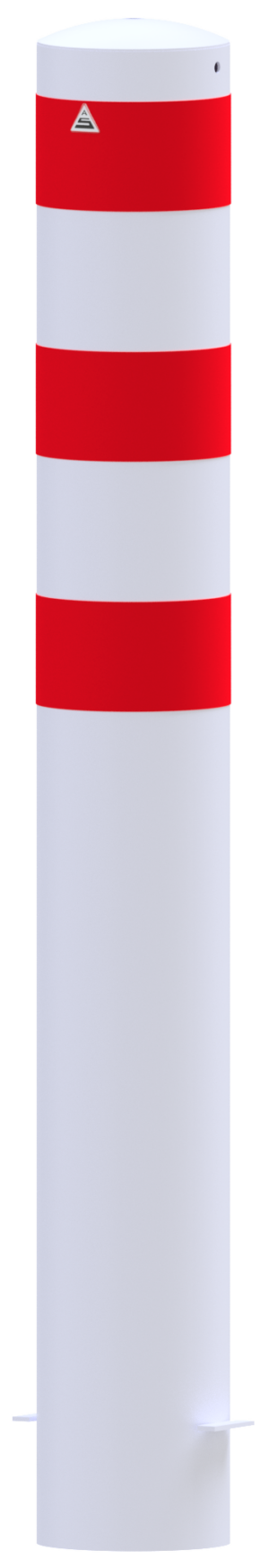 Absperrpoller Stahlrohr Ø 193 x 3,6 mm ortsfest zum Einbetonieren - Art.Nr. 40192B