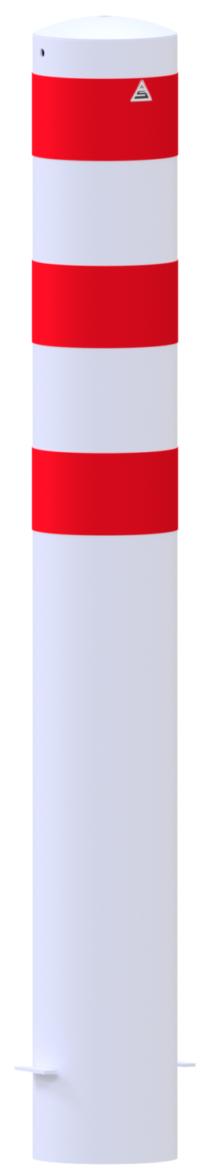 Absperrpoller Stahlrohr Ø 193 x 3,6 mm ortsfest zum Einbetonieren - Art.Nr. 40192B – Bild 3