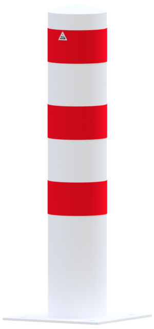 Absperrpoller Stahlrohr Ø 193 x 3,6 mm ortsfest für Dübelbefestigung - Art.Nr. 40193B
