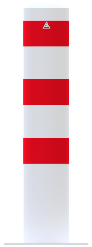 Absperrpoller Stahlrohr Ø 193 x 3,6 mm ortsfest für Dübelbefestigung - Art.Nr. 40193B – Bild 2