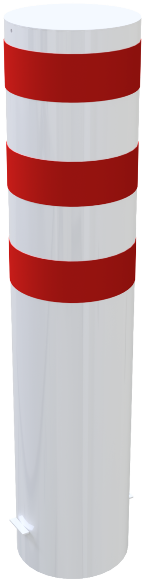 Absperrpoller Stahlrohr Ø 323 x 5 mm ortsfest zum Einbetonieren - Art.Nr. 40321B