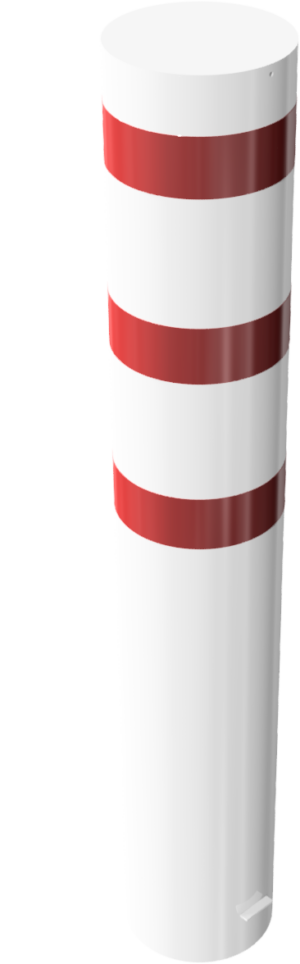 Absperrpoller Stahlrohr Ø 323 x 5 mm ortsfest zum Einbetonieren - Art.Nr. 40322B – Bild 3