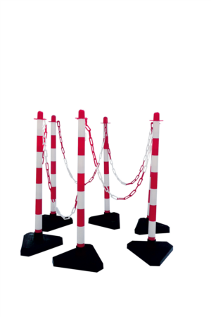 Kettenständer SET rot / weiß - Art.Nr. 4040KBSET