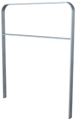 Anlehnbügel aus Flachstahl 50 x 12 mm in gebogener Ausführung - Art.Nr. 4051_100 – Bild 3