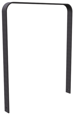 Anlehnbügel aus Flachstahl 80 x 12 mm in gebogener Ausführung - Art.Nr. 4052_100B