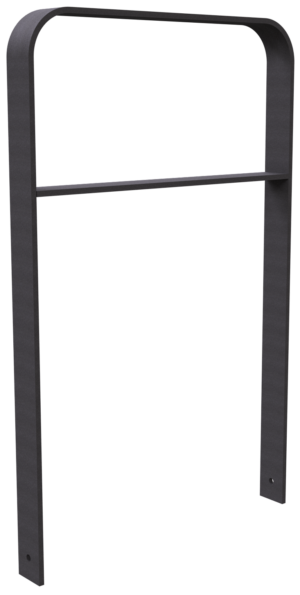 Anlehnbügel aus Flachstahl 80 x 12 mm in gebogener Ausführung - Art.Nr. 4053_075B