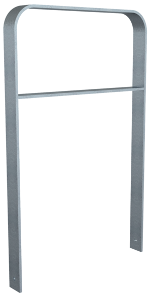 Anlehnbügel aus Flachstahl 80 x 12 mm in gebogener Ausführung - Art.Nr. 4053_075