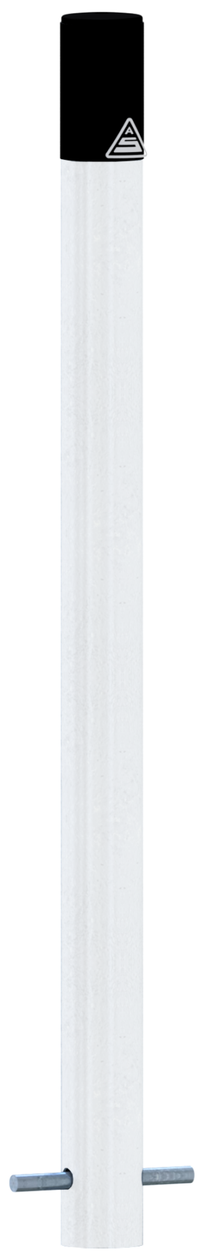 Feuerwehrleitpfosten Stahlrohr Ø 60 x 2,5 mm ortsfest zum Einbetonieren - Art.Nr. 4061B – Bild 3