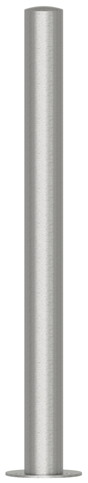 Edelstahlpfosten Ø 76 mm ohne Ziernut - Art.Nr. 4072P – Bild 2