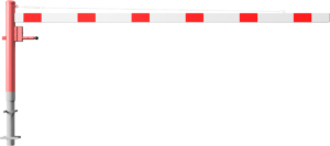 Drehschranke mit Seilzugverstärkung - Art.Nr. 4113_35FB – Bild 2