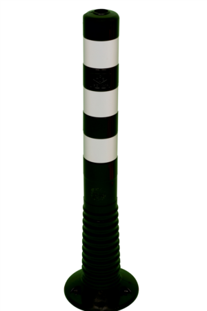 Flexipfosten schwarz / weiß Ø 80 mm - Art.Nr. 412222BS