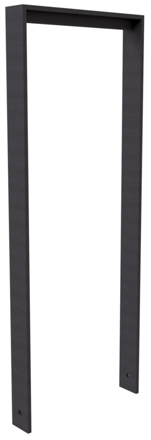 Anlehnbügel aus Flachstahl 80 x 12 mm mit Unterzug - Art.Nr. 4152_045B