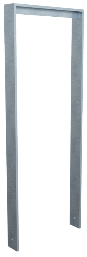 Anlehnbügel aus Flachstahl 80 x 12 mm mit Unterzug - Art.Nr. 4152_045