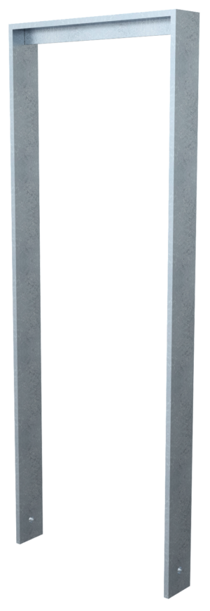 Anlehnbügel aus Flachstahl 80 x 12 mm mit Unterzug - Art.Nr. 4152_045 – Bild 3
