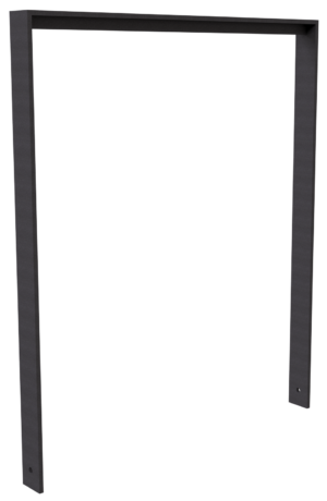 Anlehnbügel aus Flachstahl 80 x 12 mm mit Unterzug - Art.Nr. 4152_100B