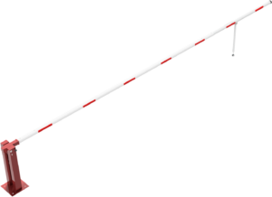 Handschranke mit Gasdruckfeder und Pendelstütze - Art.Nr. 415_71ZPB