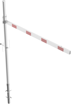 Höhenbegrenzer schwenkbar Querrohrlänge: 2500 mm für Vorhangschloss zum Einbetonieren - Art.Nr. 417_251VB – Bild 3