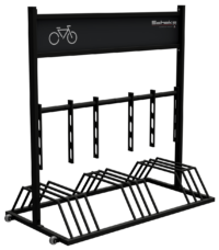 Mobiler Fahrradständer mit Werbeschild - Art.Nr. 420_80B