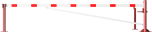 Drehschranke mit Auflagepfosten und Seilzugverstärkung - Art.Nr. 4213_50VBP – Bild 2