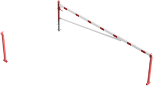 Drehschranke mit Auflagepfosten und Seilzugverstärkung - Art.Nr. 4213_50VB – Bild 3