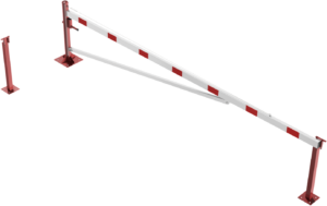 Drehschranke mit Auflagepfosten und Seilzugverstärkung - Art.Nr. 4213_50ZBP – Bild 3