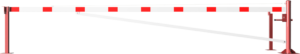 Drehschranke mit Auflagepfosten und Seilzugverstärkung - Art.Nr. 4213_60ZBP – Bild 2
