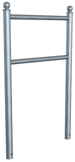 Fahrradanlehnbügel mit Flach- oder Kugelkopf - Art.Nr. 422_61